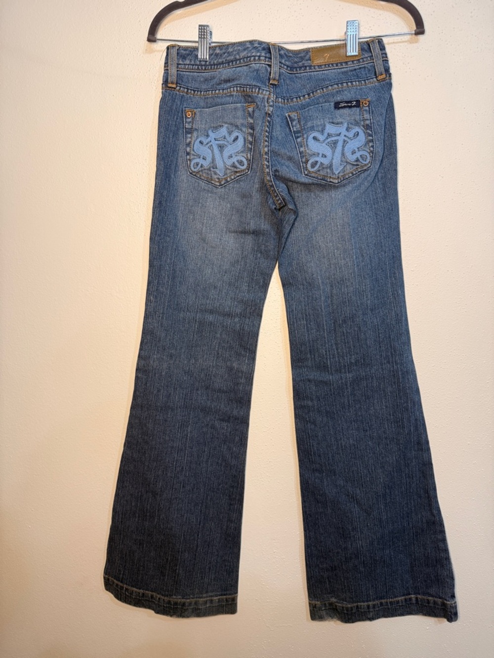 Vintage Women's Blue Flare Jeans
